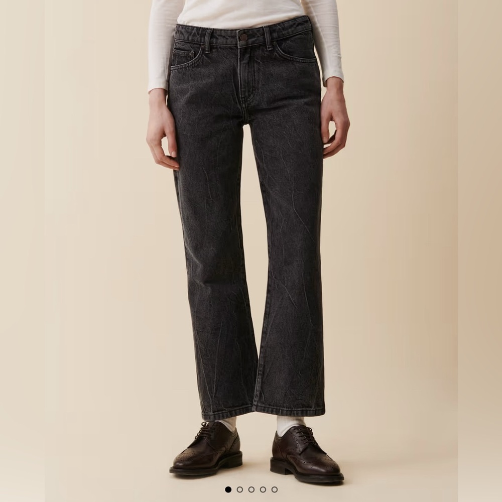 Jeanerica, Jeans & Co RW014 Black Firenze Ankle Cropped Jeans/ Size 27